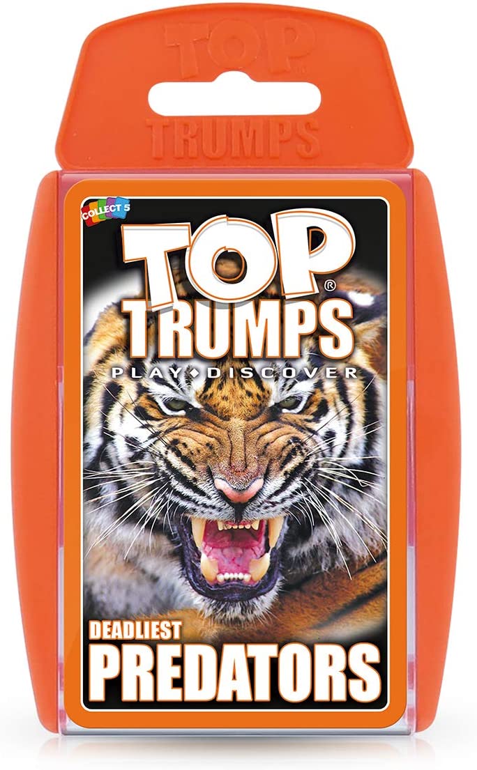 Top Trumps Deadliest Predators Card Game