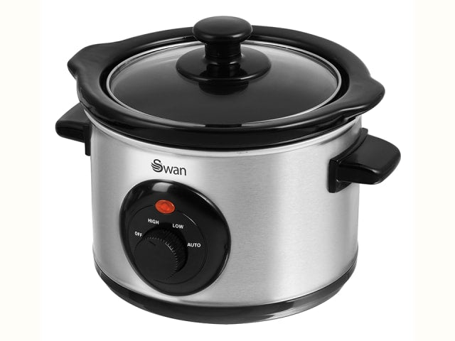 Slow Cooker Stainless Steel 1.5L