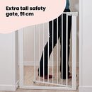 Safety First U-Pressure Fit ExtraTall Safety Gate - White