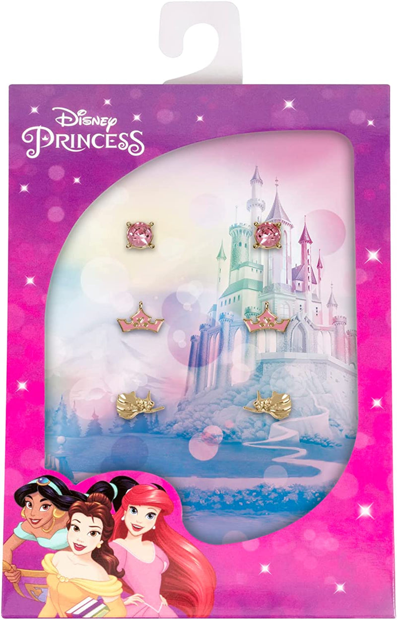 Disney Princess Earrings 3pk