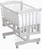 Breathable Baby Four Sided Mesh Crib Liner - Twinkle Grey Star