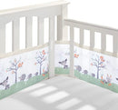 Breathable Baby Two Sided Mesh Cot/Bed Liner - Woodland Walks