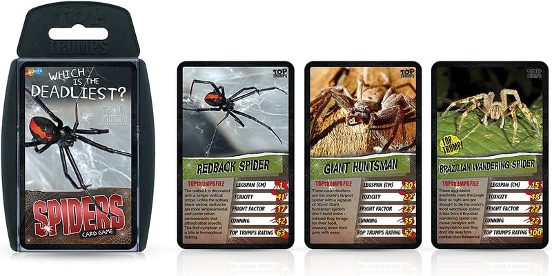 Top Trumps Spiders Card Game