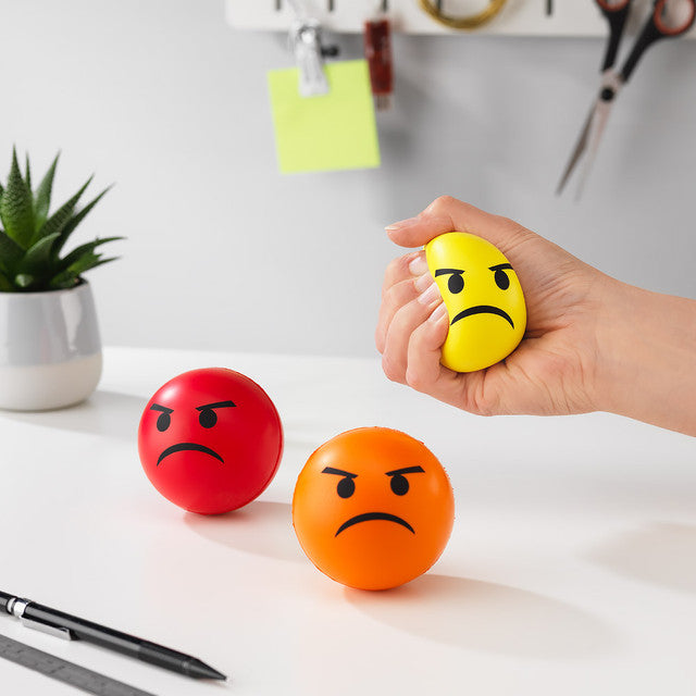 Emoticon Stress Balls - Set of 3