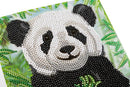 Crystal Art Card 18cm x 18cm - Baby Panda