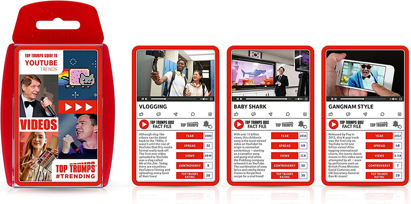 Top Trumps Gen Z - Guide To YouTube Trends Card Game