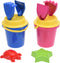 Sand Bucket Set 5pce - 2 Assorted Colours