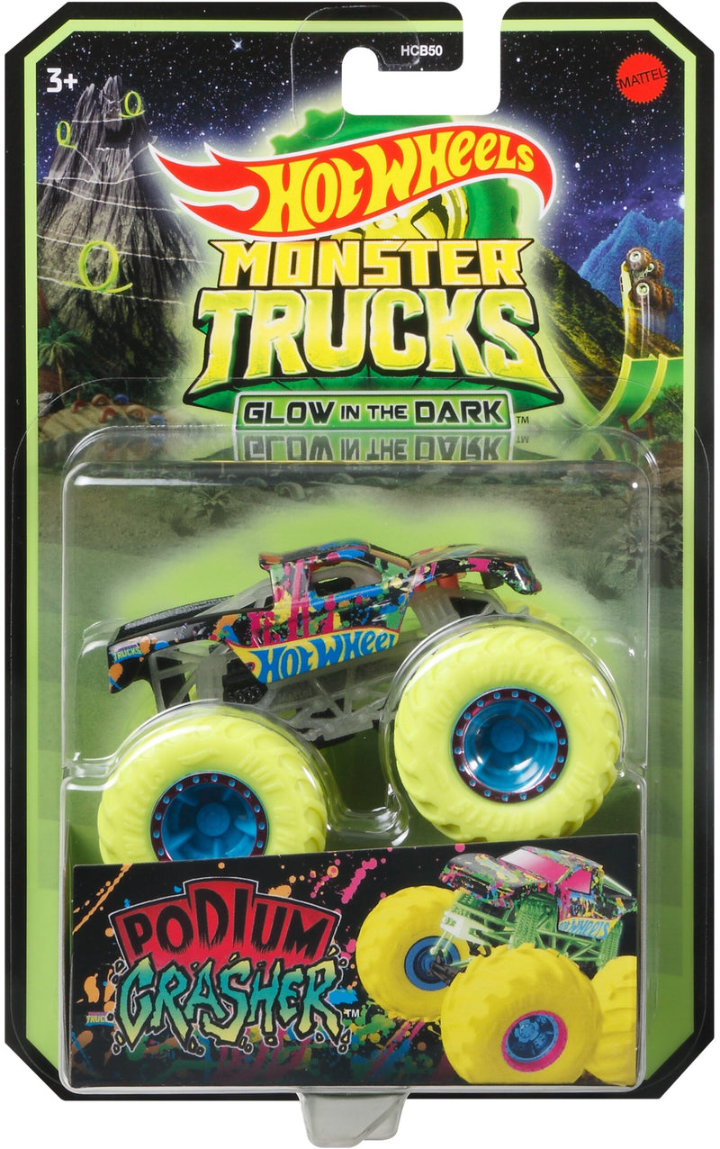 Hot Wheels Monster Trucks Glow In The Dark Assorted – JAC Stores IOM