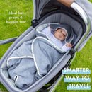 Purflo Cosy Wrap Travel Blanket - Grey
