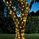 100 Solar Warm White Firefly String Lights