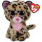 TY Medium Beanie Boo - Livvie The Brown & Pink Leopard