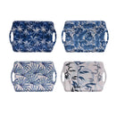 Melamine Tray - Assorted Blue Floral Designs