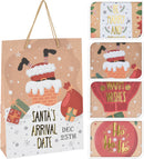 Kraft Christmas Gift Bag Jumbo Assorted