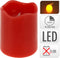 LED Battery Operated Red Candle - Medium