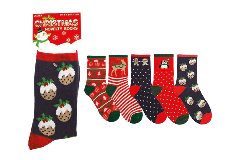 Christmas Novelty Ladies Socks