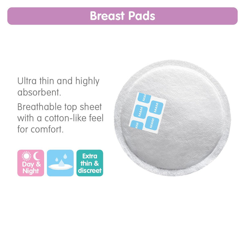 MAM Breastfeeding Pads 30pk - White