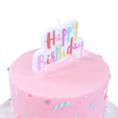 Happy Birthday Candle - Pink Pastel