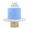 Happy Birthday Candle - Blue Pastel