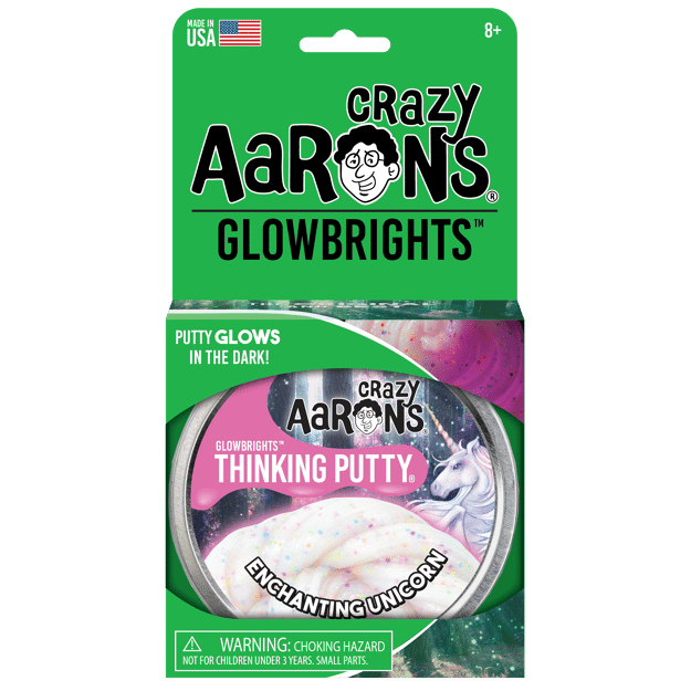 Crazy Aaron's Thinking Putty - Glowbright Enchanting Unicorn