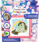 Crystal Art Frameables Kit with Picture Frame - Unicorn Rainbow