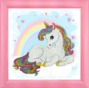 Crystal Art Frameables Kit with Picture Frame - Unicorn Rainbow