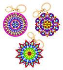 Crystal Art Keyrings 3 Pack - Mandalas