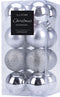 Christmas Bauble 16pce Set - Silver