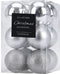 Christmas Bauble 12pce Set - Silver