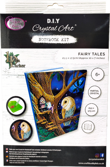 Crystal Art Notebook - Owl & Fairy Tree