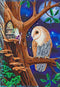 Crystal Art Notebook - Owl & Fairy Tree