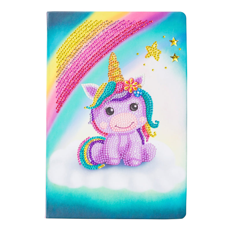 Crystal Art Notebook - Unicorn Smile