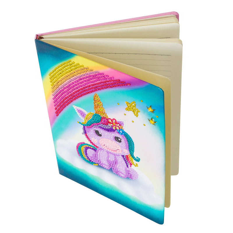 Crystal Art Notebook - Unicorn Smile