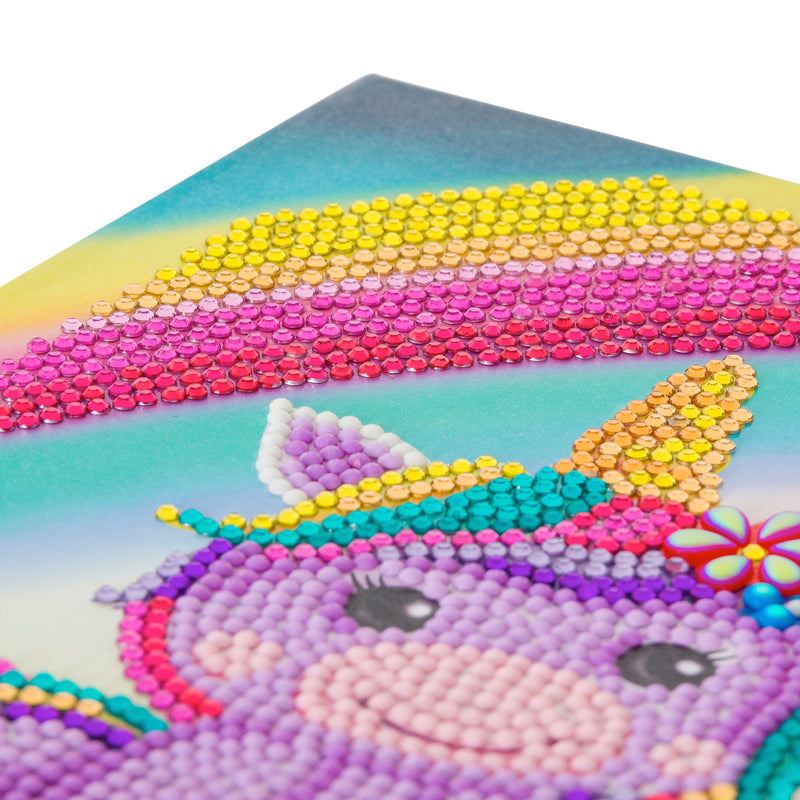 Crystal Art Notebook - Unicorn Smile