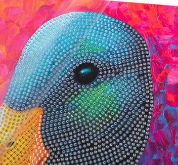 Crystal Art Card 18cm x 18cm - Delightful Duck