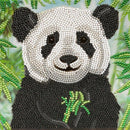 Crystal Art Card 18cm x 18cm - Baby Panda