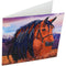 Crystal Art Card 18cm x 18cm - Horse