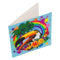 Crystal Art Card 18cm x 18cm - Rainbow Toucan