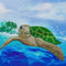 Crystal Art Card 18cm x 18cm - Turtle Paradise