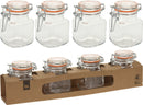 Mini Glass Storage Jars 4pk