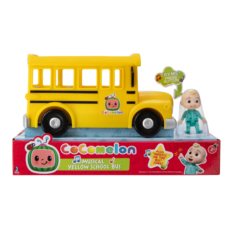 Cocomelon Yellow School Bus With JJ Figure
