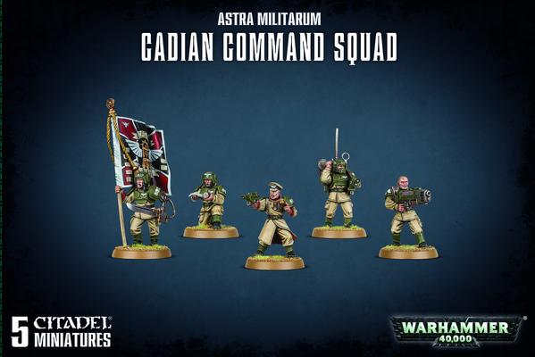 Games Workshop Cadian Command Squad