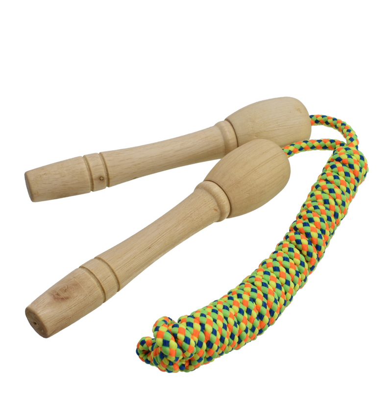 Skipping Rope With Wooden Handles