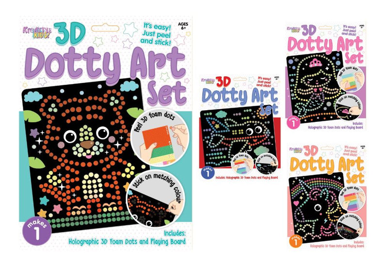 3D Dotty Art Set - Assorted