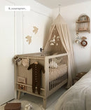 Mamas & Papas Coxley Cot Bed - Natural/Olive Green