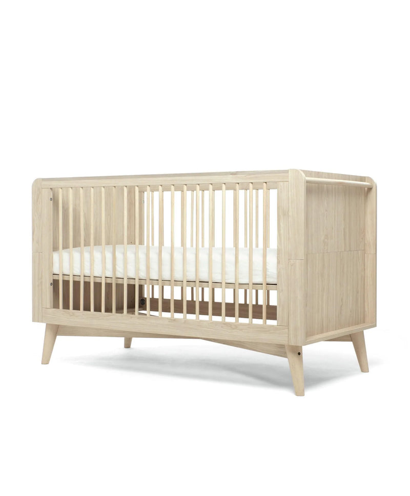 Mamas & Papas Coxley Cot Bed - Natural/Olive Green