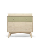 Mamas & Papas Coxley Dresser - Natural/Olive Green