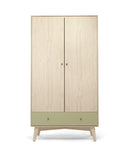 Mamas & Papas Coxley Wardrobe - Natural/Olive Green