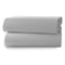 Clair de Lune Fitted Cot Bed Sheets 2pk - Grey