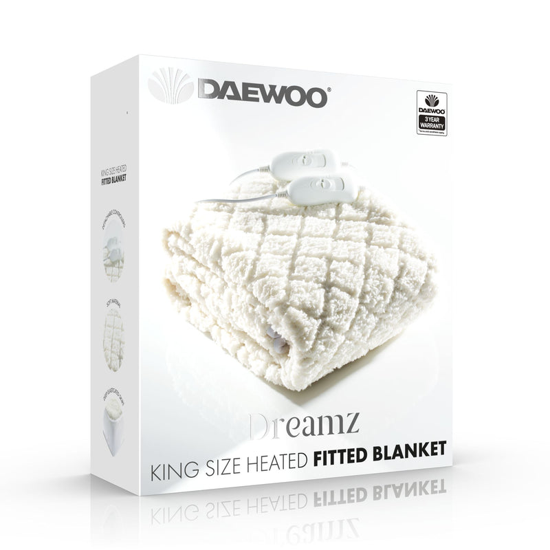 Daewoo Premium King Size Heated Blanket 200cm x 150cm