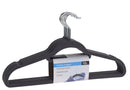 Coat Hanger Velvet 10pk - Assorted Colours